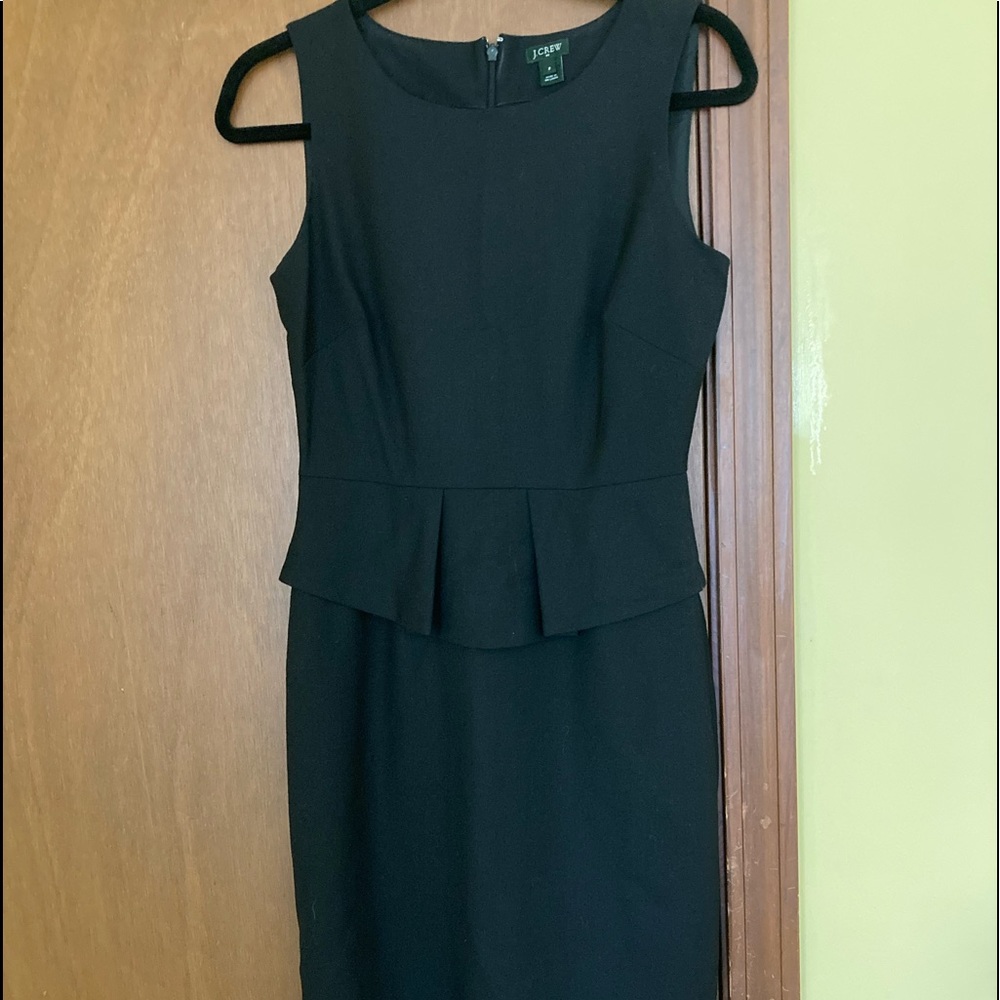 J Crew size 2- Little Black Dress- sleeveless wool blend